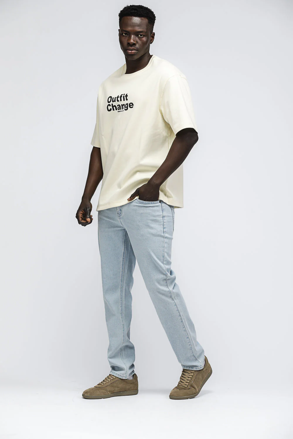 מכנסי ג'ינס לגברים בגזרת סלים | קנת קול - Image 3